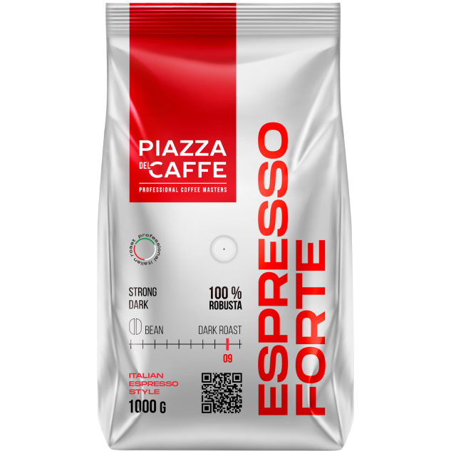 Café en Grano Espresso Forte 1kg - Piazza del Caffe