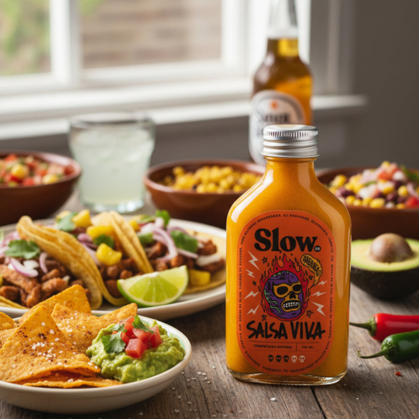 Slow Ají Habanero y Zanahoria Salsa Fermentada 100ml - Slow Company