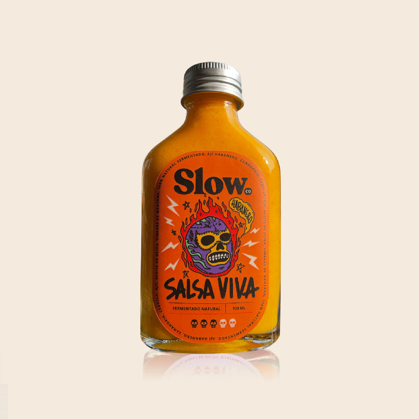 Slow Ají Habanero y Zanahoria Salsa Fermentada 100ml - Slow Company