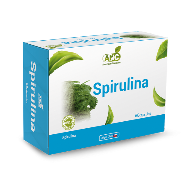 Spirulina 60 Cápsulas (1 mes) - ANC