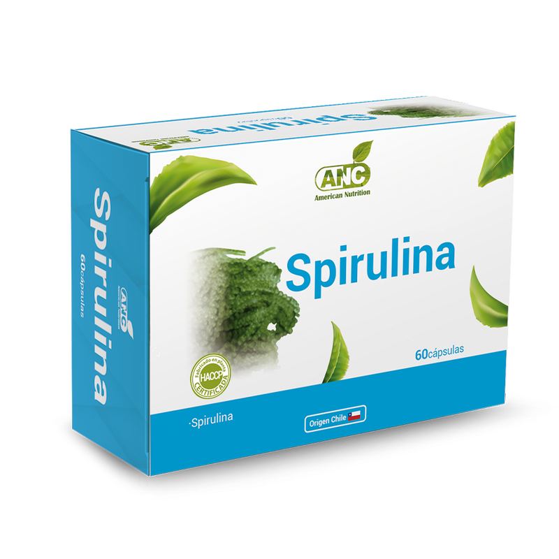 Spirulina 60 Cápsulas (1 mes) - ANC