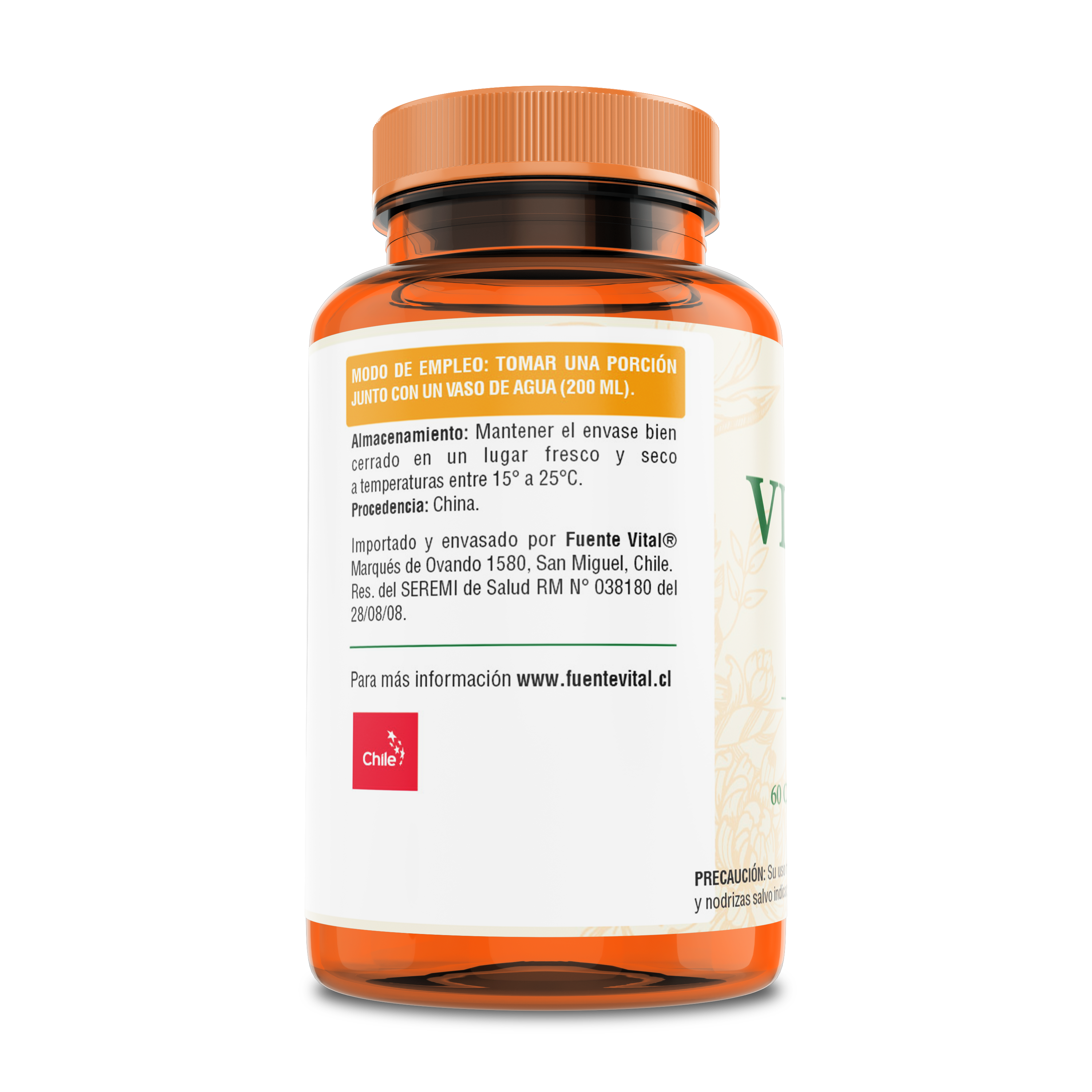 Vitamina E 400 UI - 60 Cápsulas Softgel (2 meses) - Fuente Vital