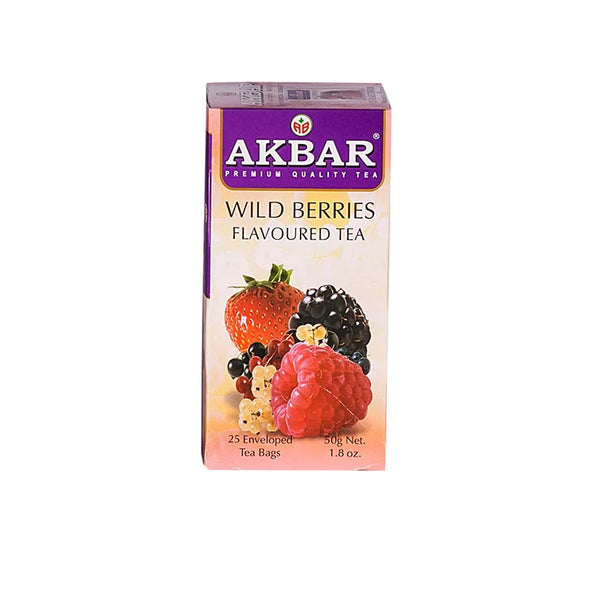 Té Negro Frutos Rojos Wild Berries 20 bolsitas - Akbar