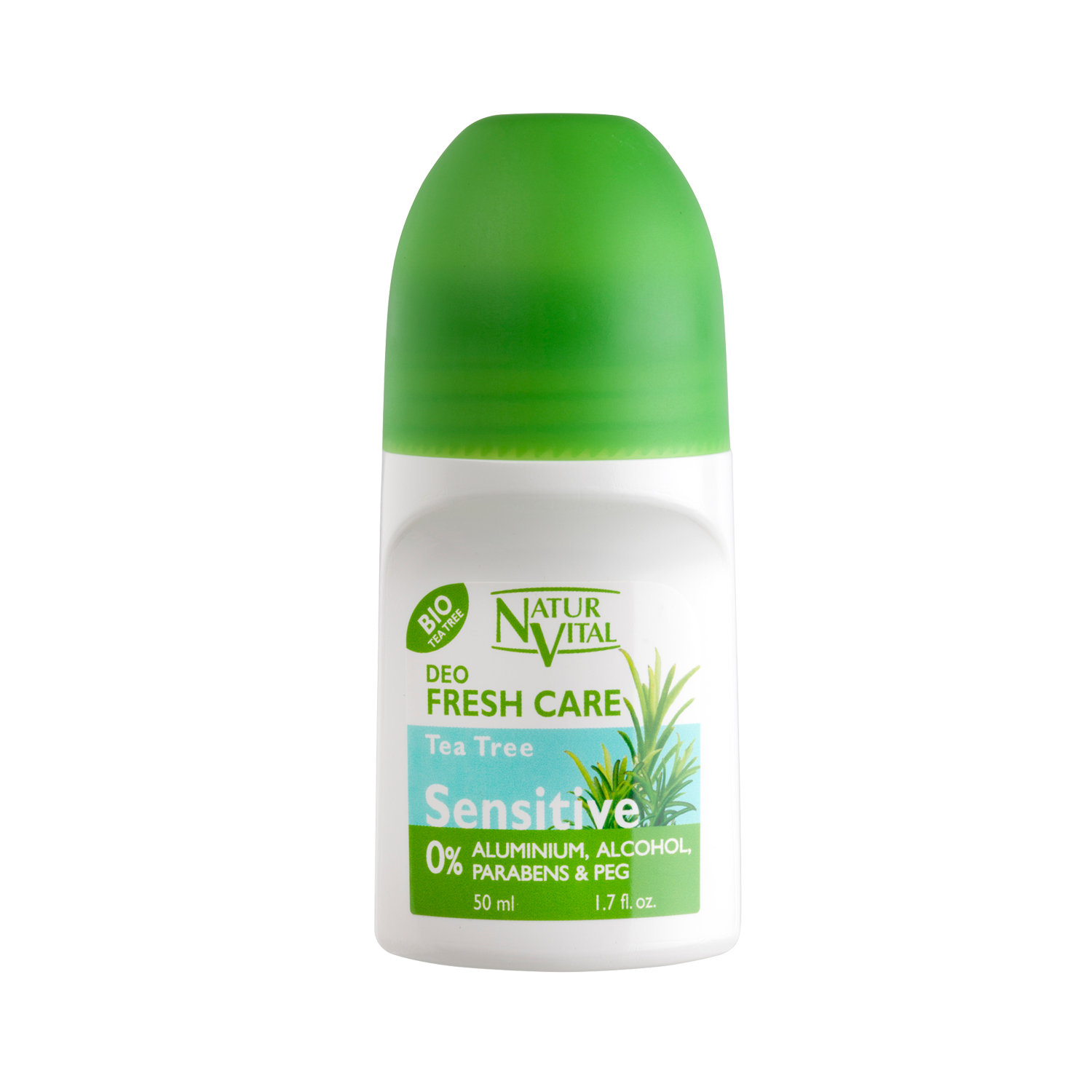 Desodorante Roll On Sensitive Tea Tree 50ml - Natur Vital-Belleza Natural-Mercado Silvestre