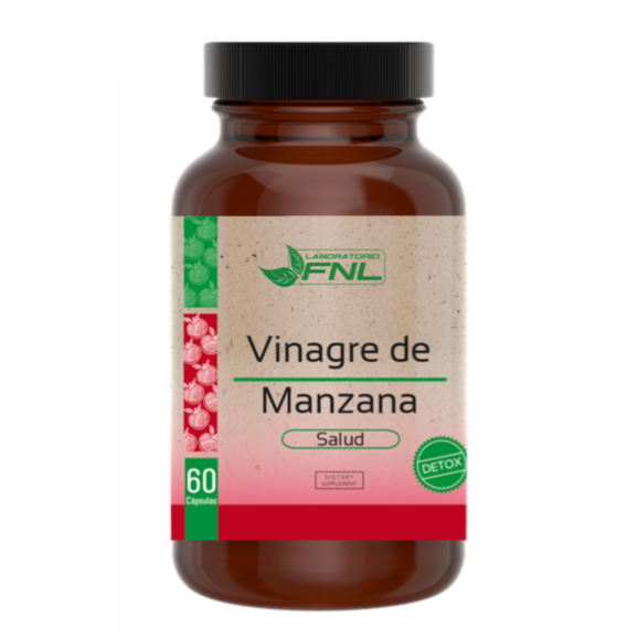 Vinagre de Manzana 60 Cápsulas - Vitaminas - Mercado Silvestre