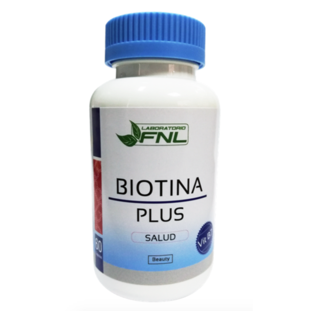 Biotina Plus 60 Cápsulas - Vitaminas - Mercado Silvestre