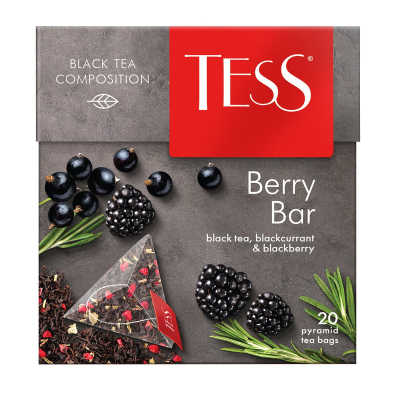 Té Negro Berry Bar (20 bolsitas pirámide) - Tess