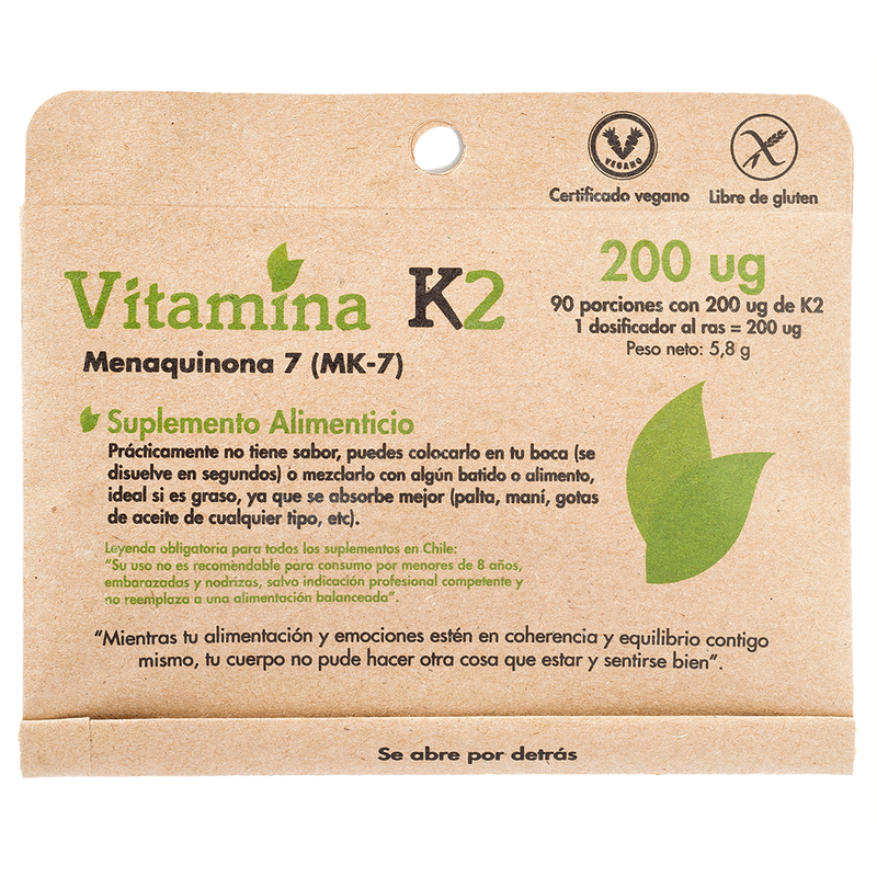 Vitamina K2 90 porciones - Vitaminas - Mercado Silvestre