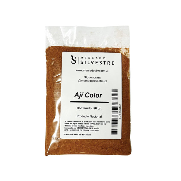 Ají Color (Paprika) 50gr - Especias y Condimentos - Mercado Silvestre