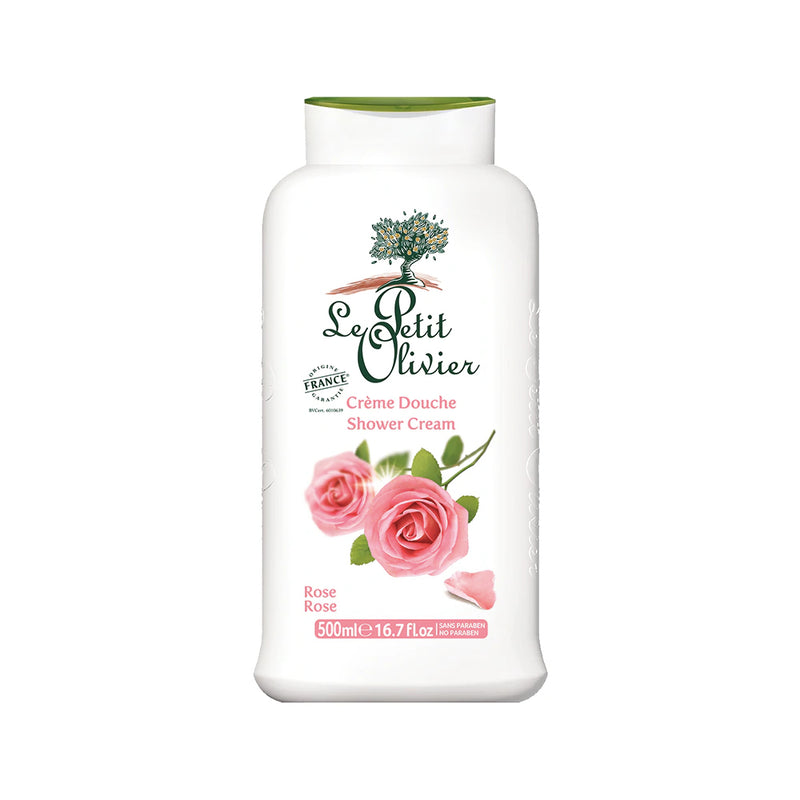 Crema de Ducha Extra Suave Rosa 500ml - Le Petit Olivier - Belleza Natural - Mercado Silvestre