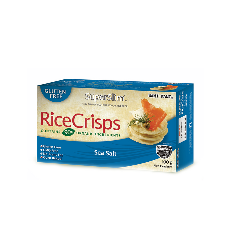 Galletas Rice Crisps Sal de Mar 100gr - Rice Crisps - Snacks - Mercado Silvestre