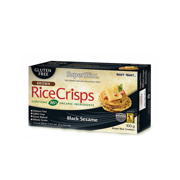 Galletas Rice Crisps Sésamo Negro 100gr - Rice Crisps - Snacks - Mercado Silvestre