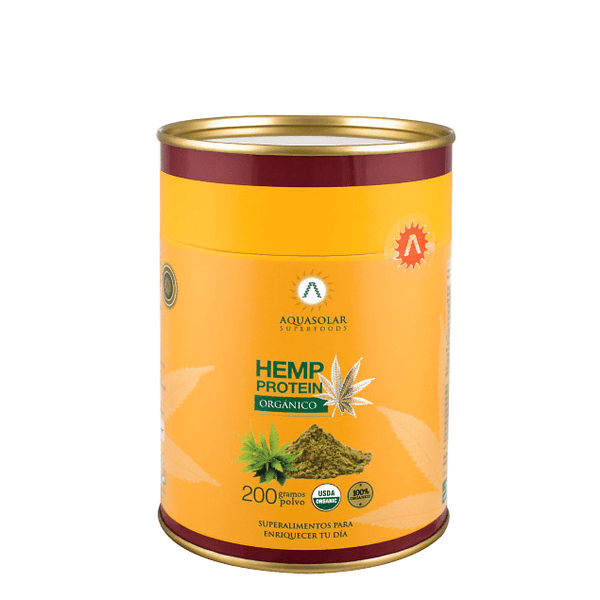 Hemp Protein 200gr Polvo 100% Orgánico - Superalimentos - Mercado Silvestre