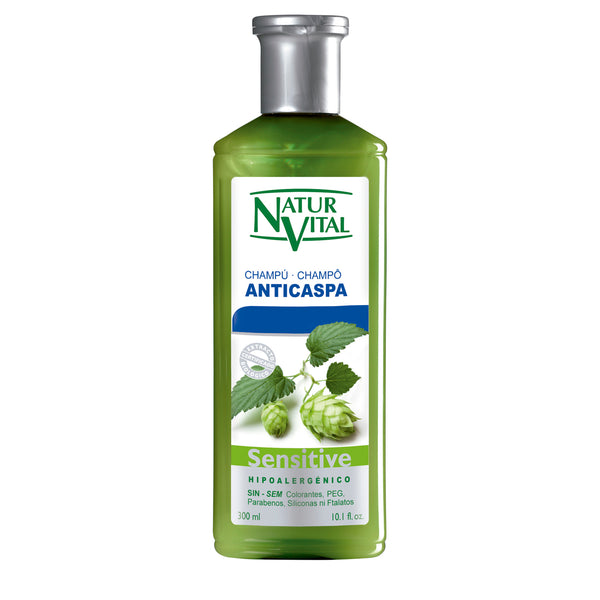 Shampoo Anticaspa Sensitive Lúpulo 300ml - Natur Vital