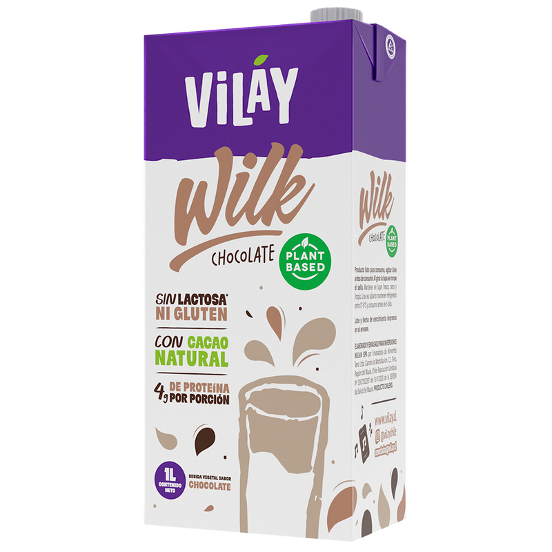 Bebida Vegetal Wilk Chocolate 1lt - Vilay